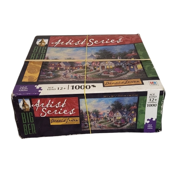 Big Ben Artist Series 1000 Piece Jigsaw Puzzle by Dennis Lewan Vintage - Picture 4 of 6